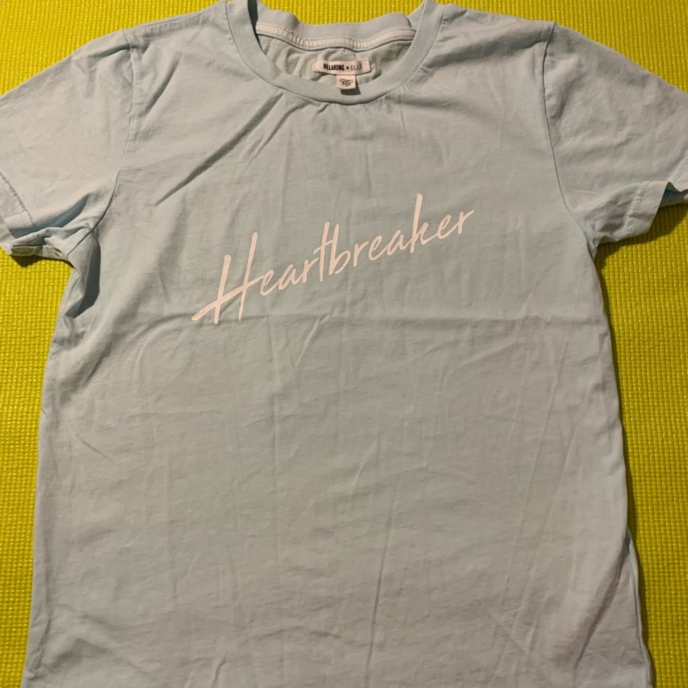 Vintage Style Light Blue Billabong x Elle T-Shirt